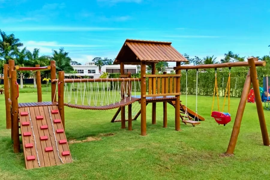 playground de madeira